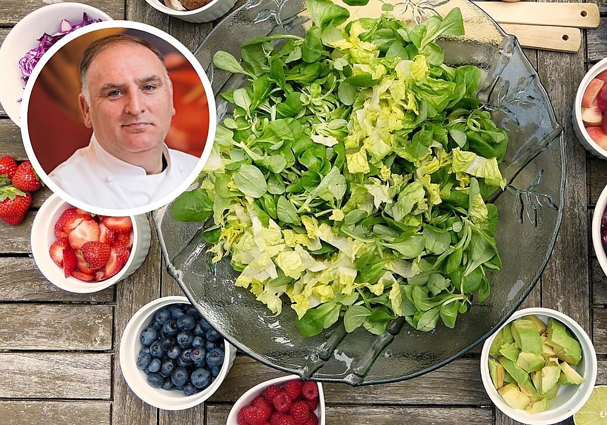 El chef José Andrés tiene la ensalada perfecta para combatir el calor: «Inspirada en las Islas Canarias»
