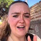 Una estadounidense que vive en España, impactada por el viento en nuestro país