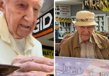 Un anciano pide un préstamo para cuidar a su mujer enferma y se queda sin palabras tras hablar con la chica que le atiende