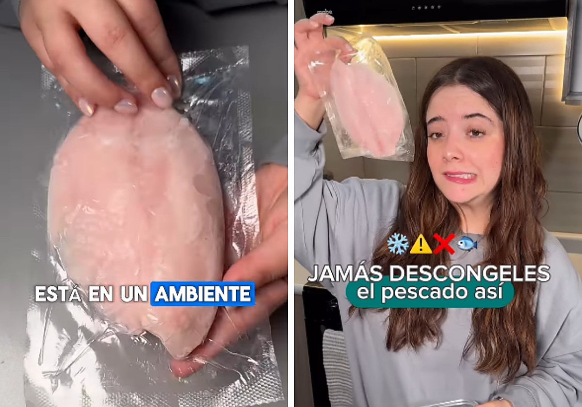 Una ingeniera de alimentos advierte sobre el error que comete mucha gente al descongelar el pescado