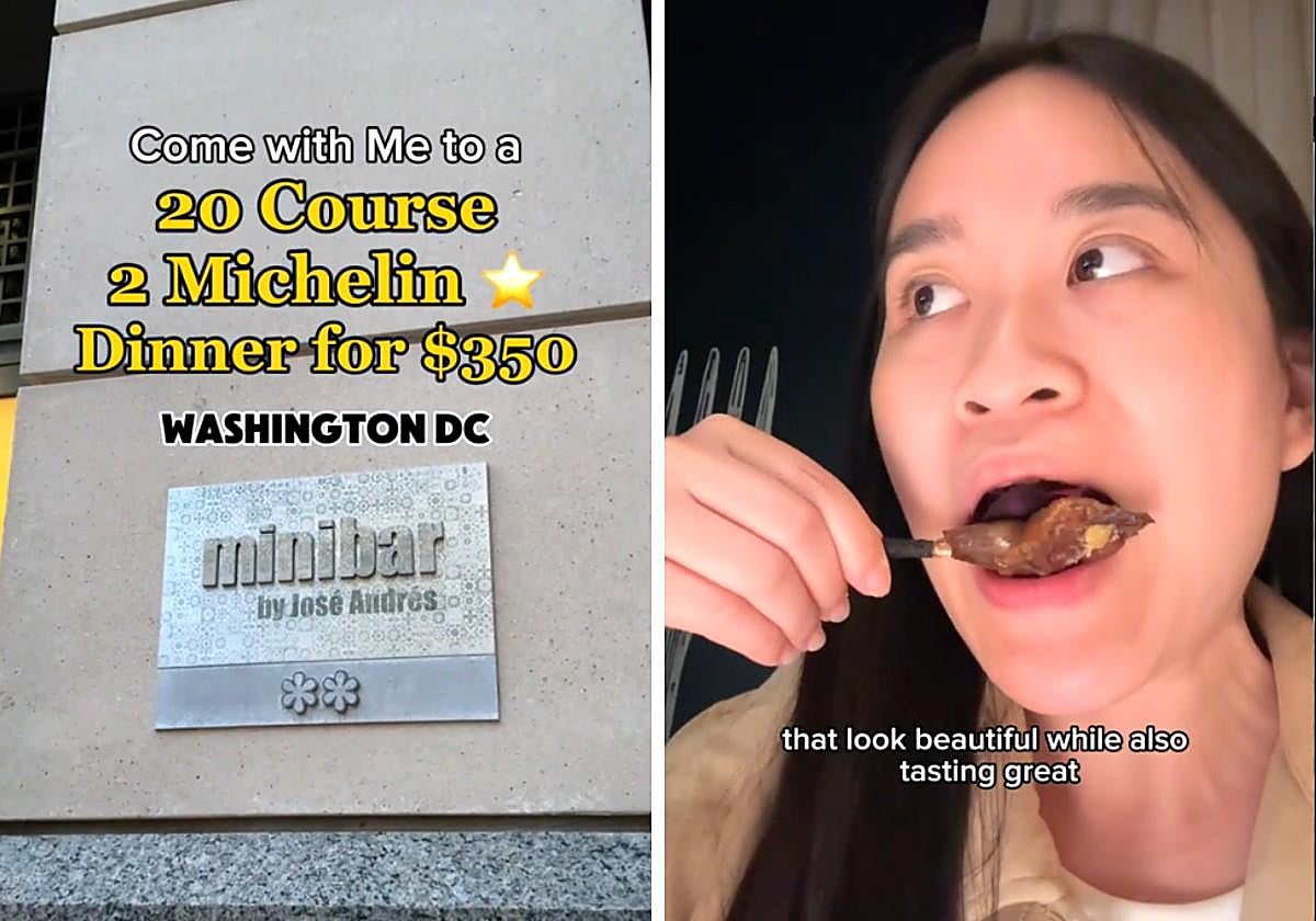 Paga 350 euros por cenar en Minibar, el restaurante de José Andrés en Estados Unidos, y opina sobre sus platos: «No comí ni un solo...»