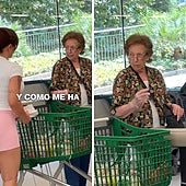 Pide dinero a una anciana en la caja de Mercadona para pagar un cartón de leche y ella reacciona así