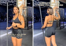 Una entrenadora personal explica los ejercicios para corregir las malas posturas de la espalda: «Desde el principio me ha ayudado...»