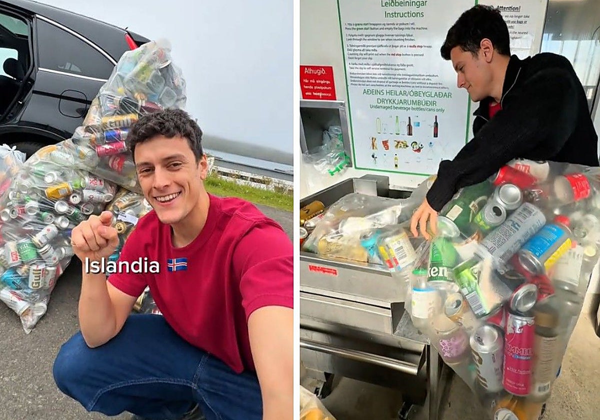 Un español que vive en Islandia desvela cuánto dinero consigue por reciclar latas en ese país: «No me imagino esto en España»