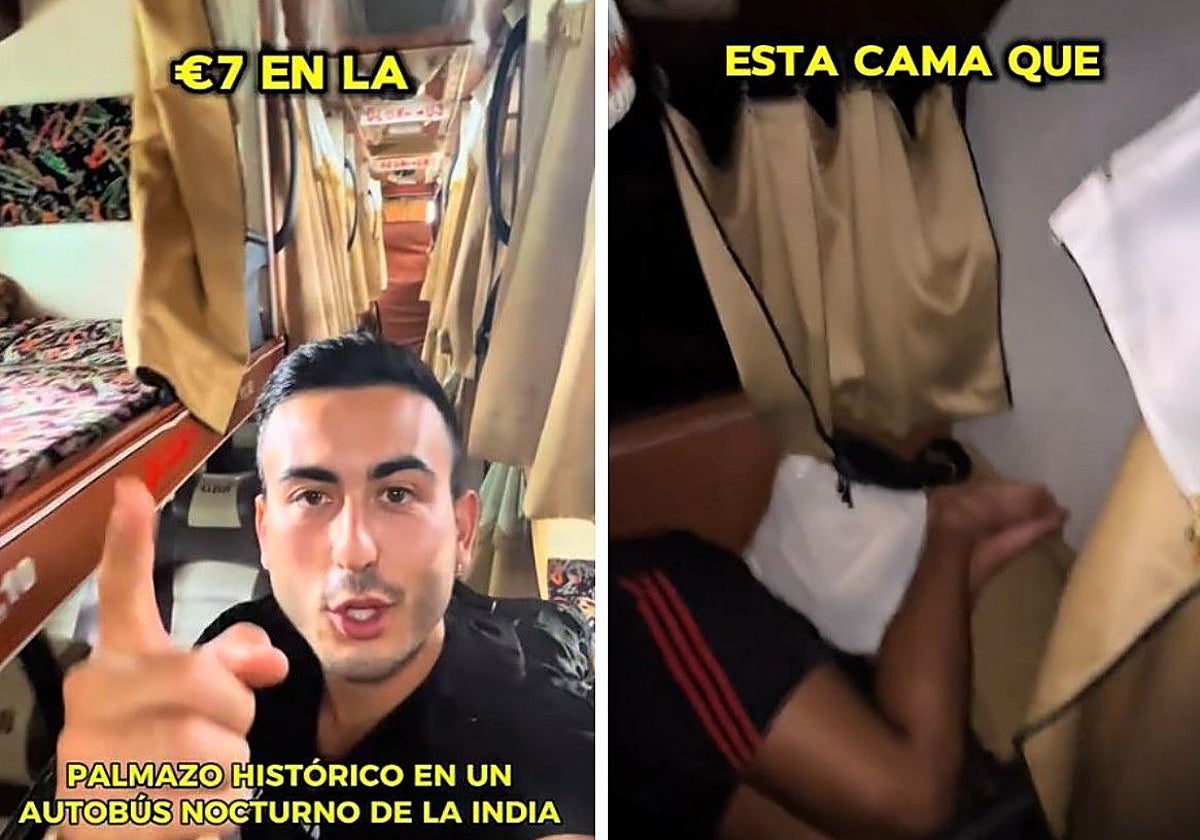 Un español de viaje por la India, sin palabras tras su experiencia en un autobús bus nocturno por el país: «Parece Port Aventura'