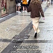 Una vasca, sin palabras con lo que ha visto en la puerta de un bar de San Sebastián