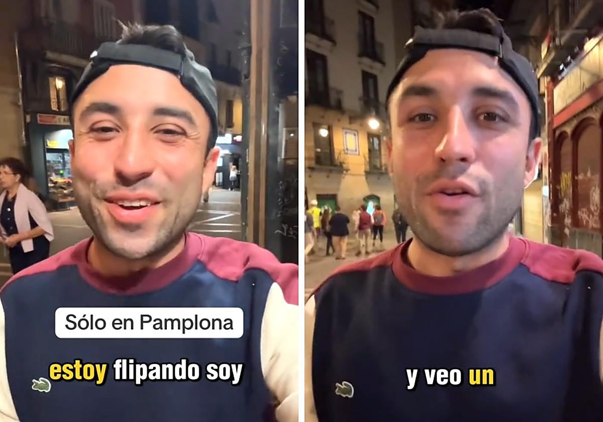 Un estadounidense visita Pamplona por primera vez y se queda sin palabras por lo que le ocurre en una tienda de esta ciudad: «Estoy flipando»