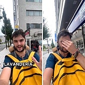 Un español de viaje en Japón, muy enfadado con la gente de este país por lo que ha vivido en una lavandería