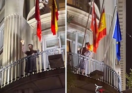 Besando la bandera de España, en bata y con una copa de champán: Morante de la Puebla desata la locura tras cortarse la coleta en Las Ventas