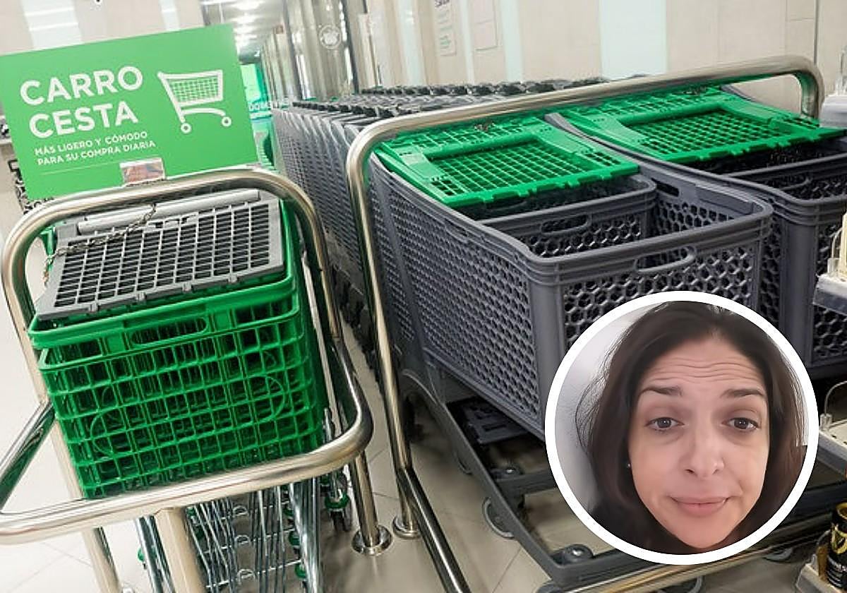 Va a hacer la compra a Mercadona y se queda sin palabras con lo que le pasa por ir a coger productos sin su carro: «Fueron segundos»