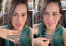 Una colombiana que vive en España, sobre la seguridad que sienten las mujeres caminando por la calle en nuestro país: «Me sentí muy rara»