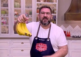 Dani García, chef: «Si quieres que los plátanos estén más verdes, coge plástico film y enrolla su raíz para que no absorba oxígeno»