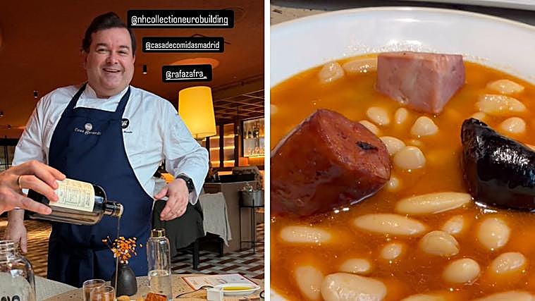 Stories de Dabiz Muñoz en su visita a Casa de Comidas Rafa Zagra