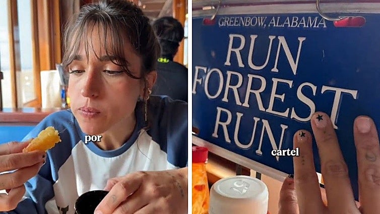 Una española come en el restaurante de Forrest Gump y esta es su valoración: «Nunca había mezclado patatas fritas con gambas»