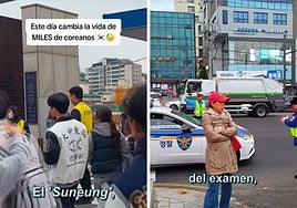 Un español que estudia en Corea del Sur, impactado por cómo es la prueba de acceso a la universidad de allí: «Se ven escenas únicas»