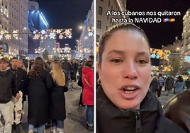 Una cubana que vive en España ve las luces de Navidad en Madrid y dice lo que piensa sobre la decoración en esta ciudad: «Empecé a gritar»