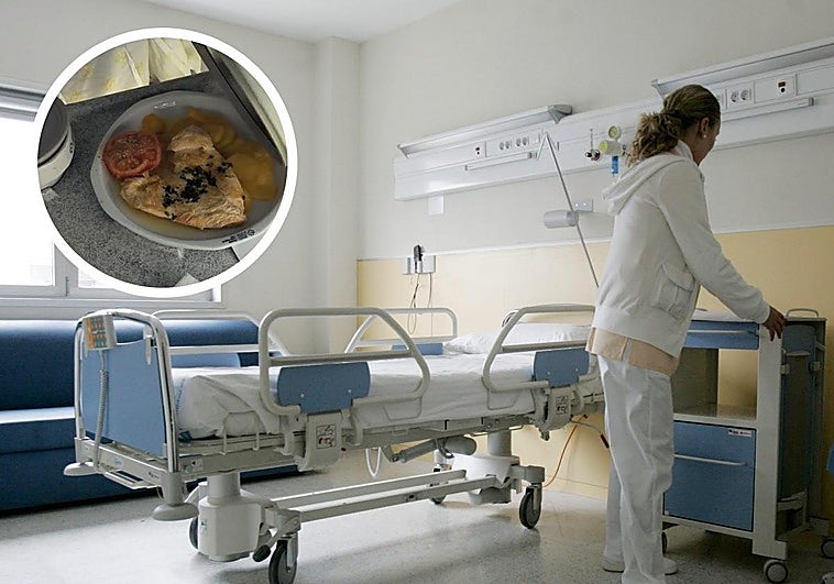 Un colombiano, sin palabras al ver la comida que se sirve en los hospitales de España