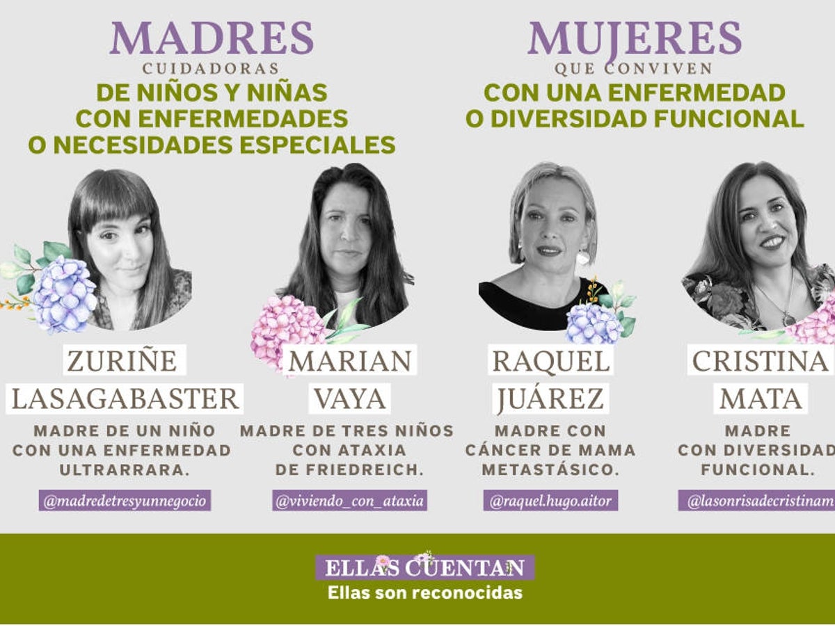 Cuatro mujeres con grandes historias de lucha contra la enfermedad, reconocidas en la tercera edición de 'Ellas Cuentan'