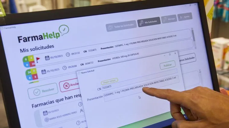 La plataforma FarmaHelp para la petición de medicamentos de uso común difíciles de conseguir