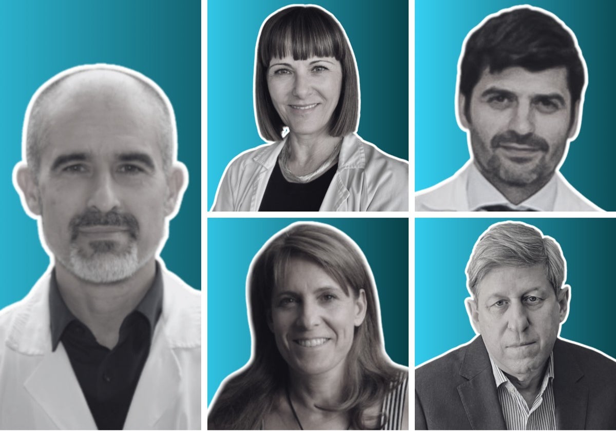 De izquierda a derecha y de arriba a abajo: Jacobo Formigo, Helena Bascuñana Ambrós, Carlos Cordero, María Olga Arroyo Riaño y Juan Andrés Conejero Casares