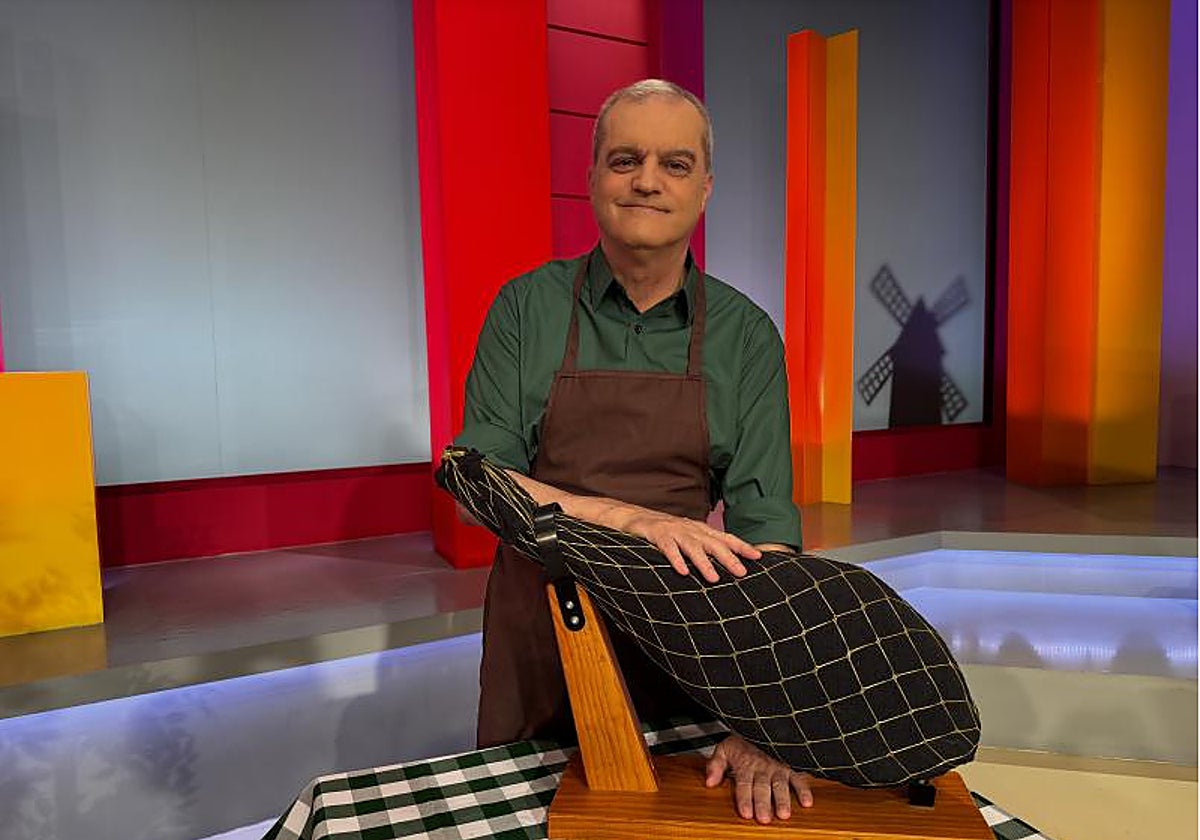 Ramón García, en el plató de 'En compañía'