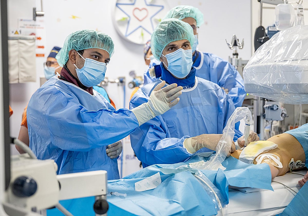 La operación ha requerido la coordinación de 30 profesionales y la colaboración de un experto estadounidense,