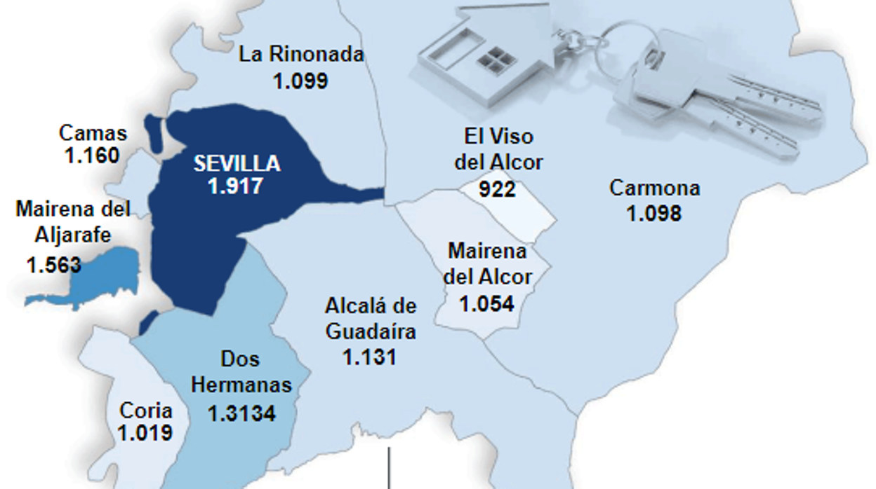 La corona metropolitana tira del precio de la vivienda en Sevilla
