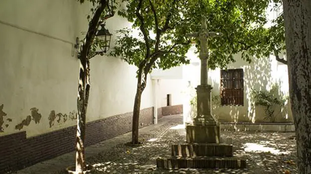 El crucero de la Plaza de Santa Marta se encontraba en el Hospital de San Lázaro