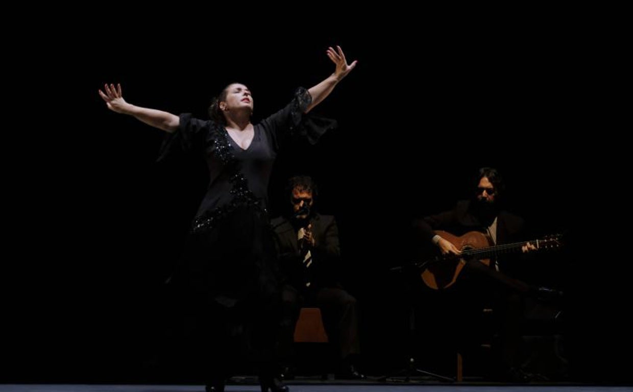 Pastora Galván, en una edición anterior de La Bienal