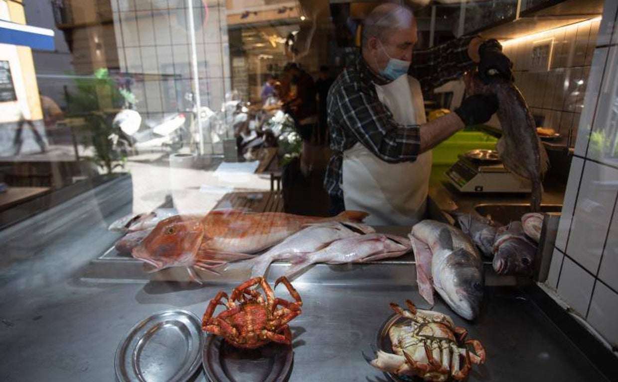 El pescado y el marisco son claves en Cañabota