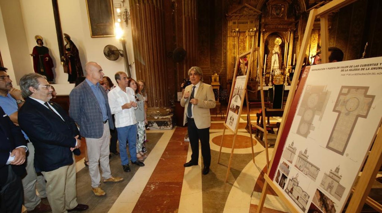 Arrancan las obras en las cubiertas de la iglesia sevillana de la Anunciación