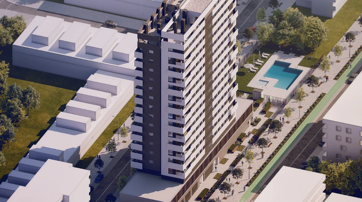 Así será el nuevo residencial 'Torre Arenal' en Palmas Altas