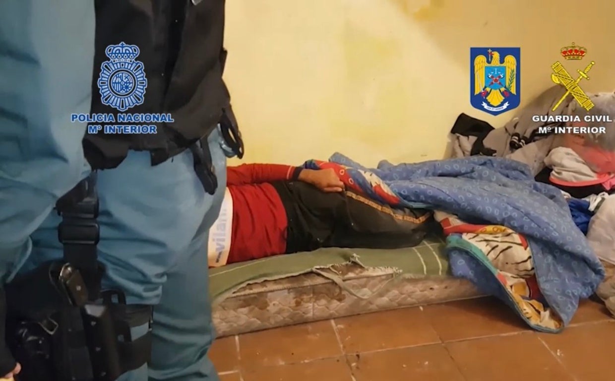 Situación en la que fueron rescatadas las víctimas de un caso de explotación laboral en Sanlúcar la Mayor