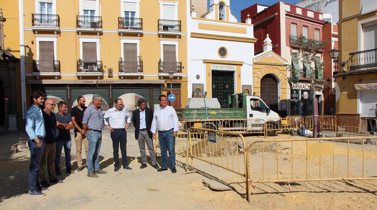 El Ayuntamiento avanza en las obras de reurbanización de la plaza de Montesión