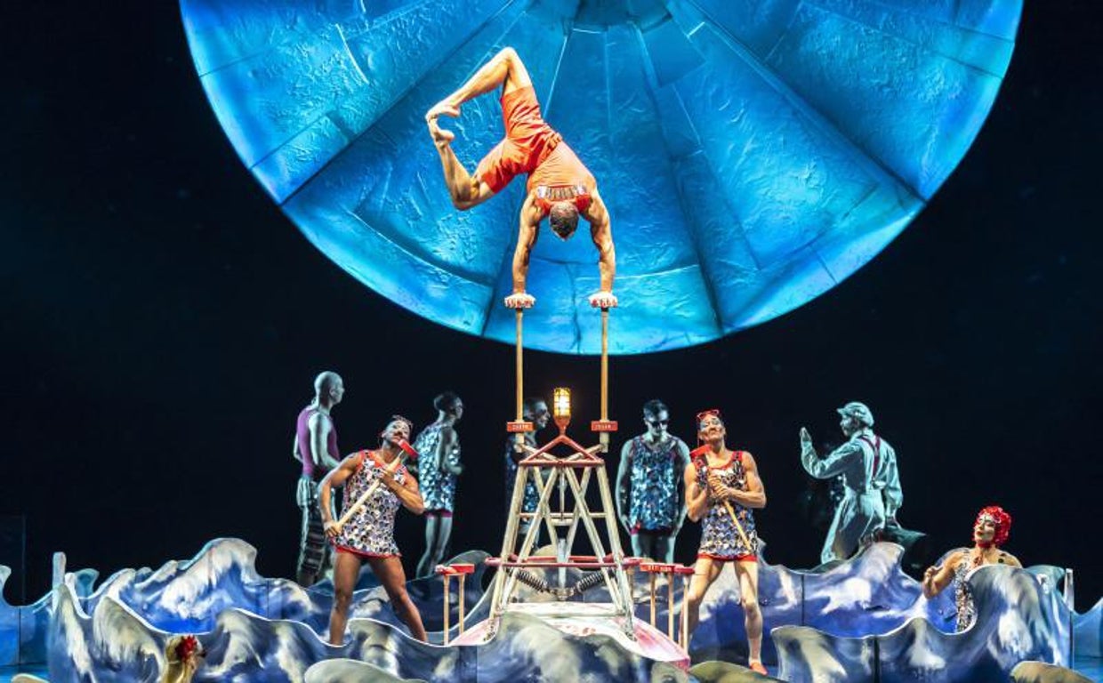 Un instante de 'Luzia' del Circo del Sol