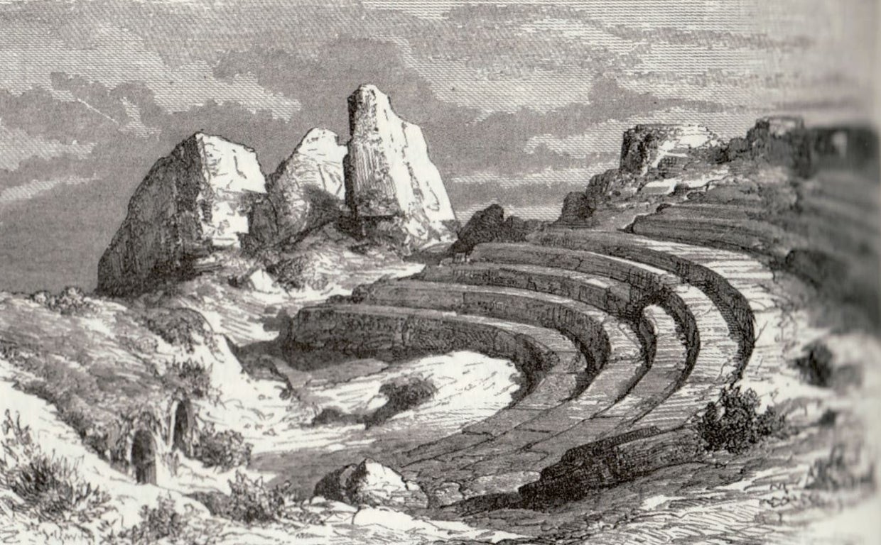 Ruinas de Itálica por Gustave Doré (1874)