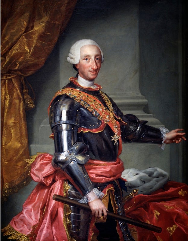 Antón Rafael Mengs. Carlos III. 1761. Museo del Prado