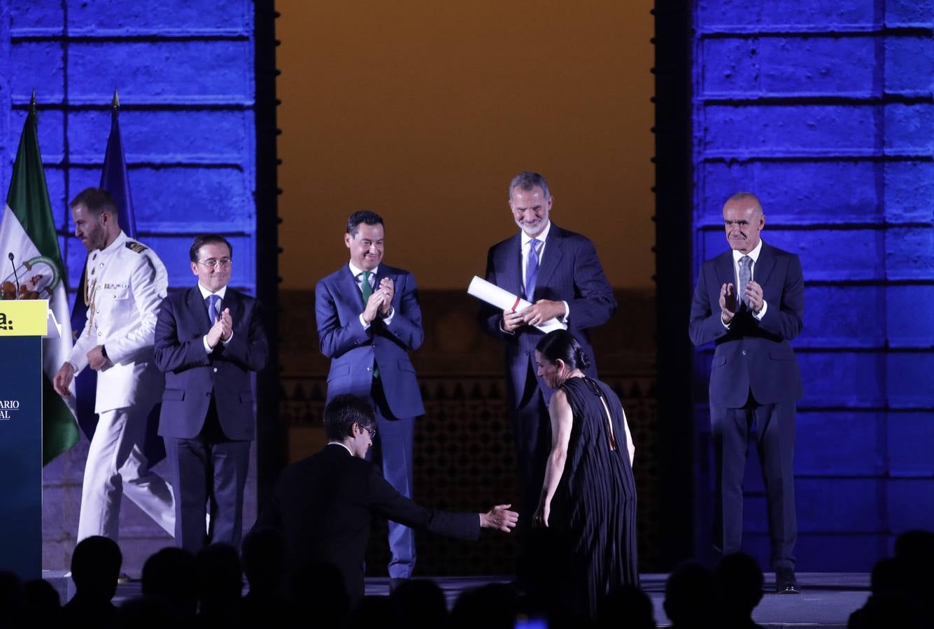 El Rey Felipe VI preside los actos de clausura del V Centenario de la I Vuelta al Mundo en el Real Alcázar de Sevilla