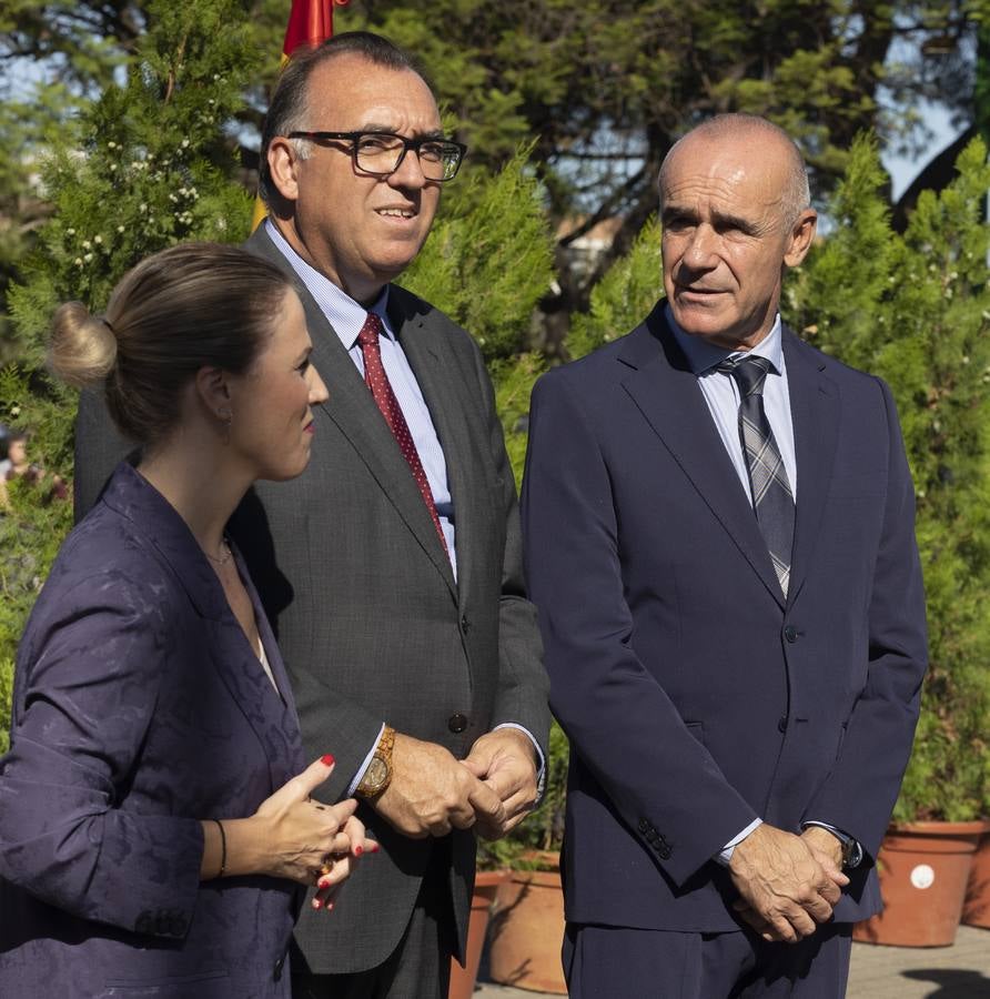 Homenaje a Elcano en la glorieta de los Marineros Voluntarios