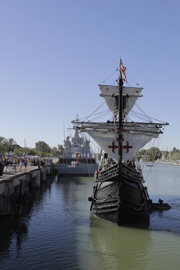 La nao Victoria vuelve a Sevilla cinco siglos después