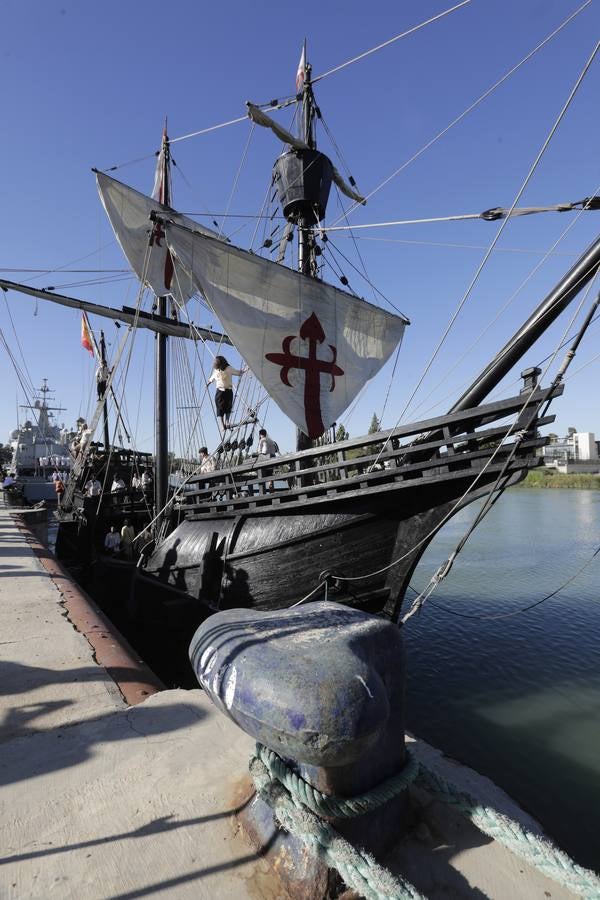 La nao Victoria vuelve a Sevilla cinco siglos después