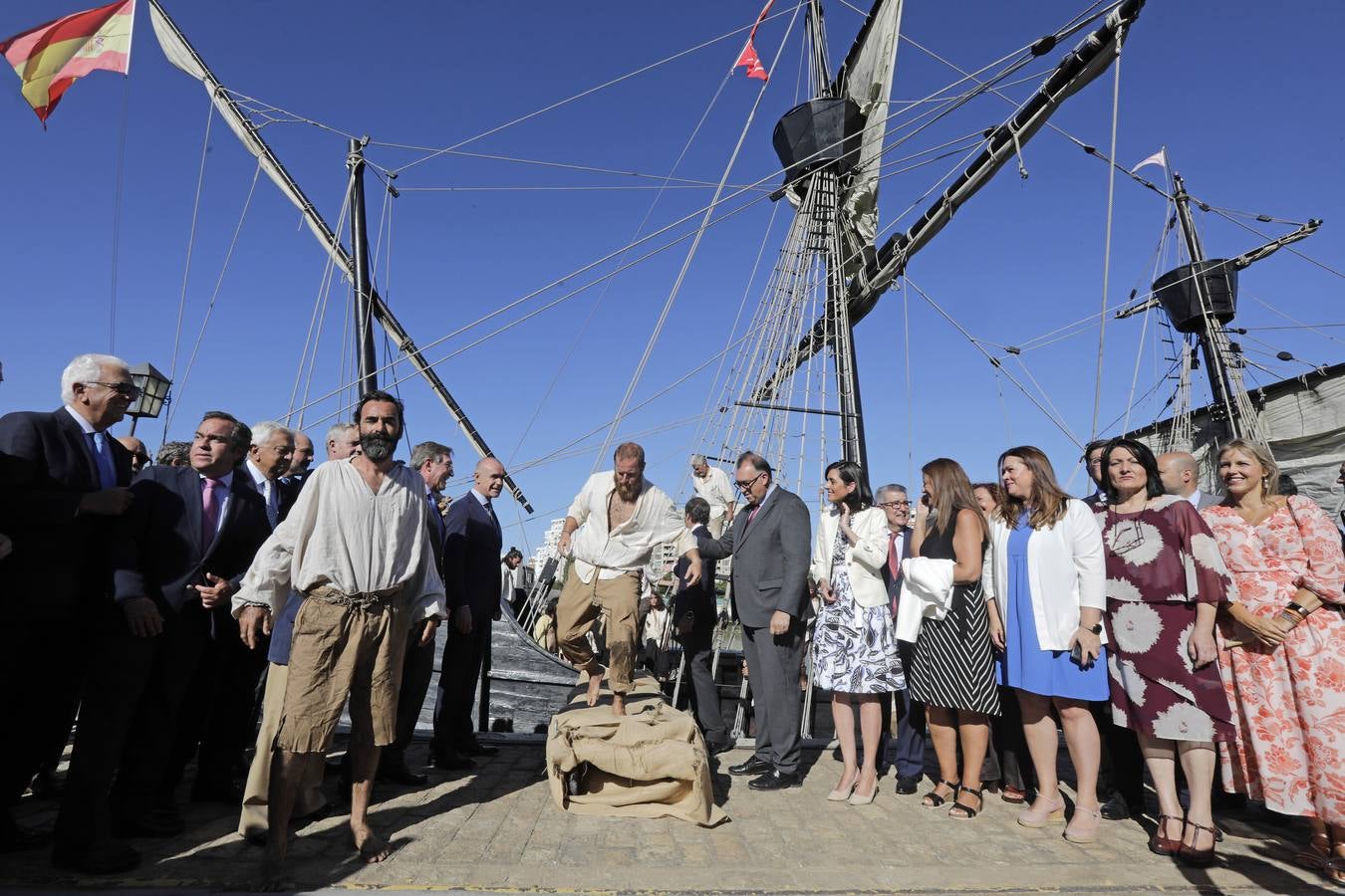 La nao Victoria vuelve a Sevilla cinco siglos después
