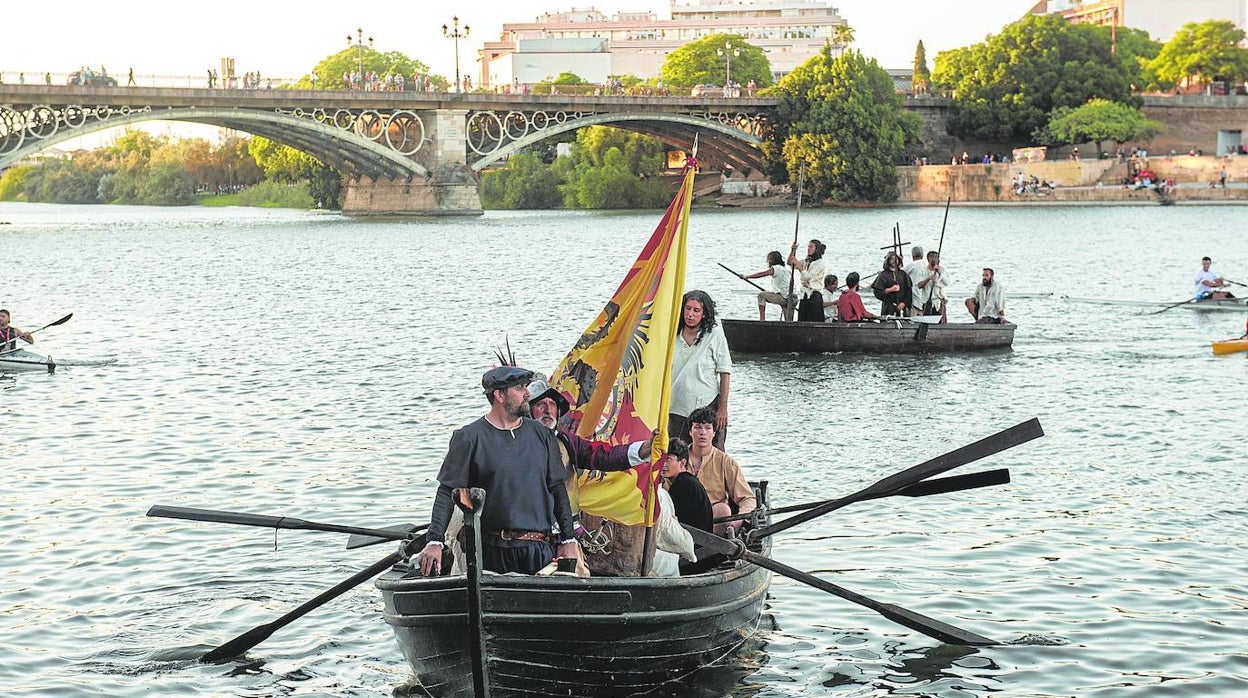 Elcano regresa a Sevilla cinco siglos después