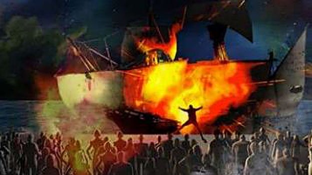 Así será el espectáculo de La Fura del Baus de este sábado en el Guadalquivir