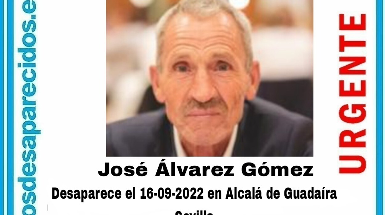Buscan a un hombre de 71 años enfermo de Alzhéimer desaparecido en Alcalá de Guadaíra