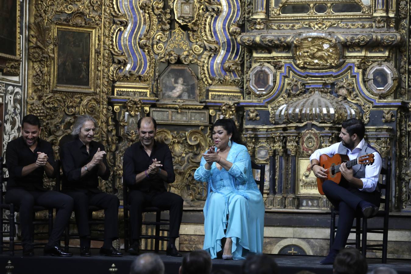 Actuación de 'La Macanita' en la iglesia de San Luis de los Franceses