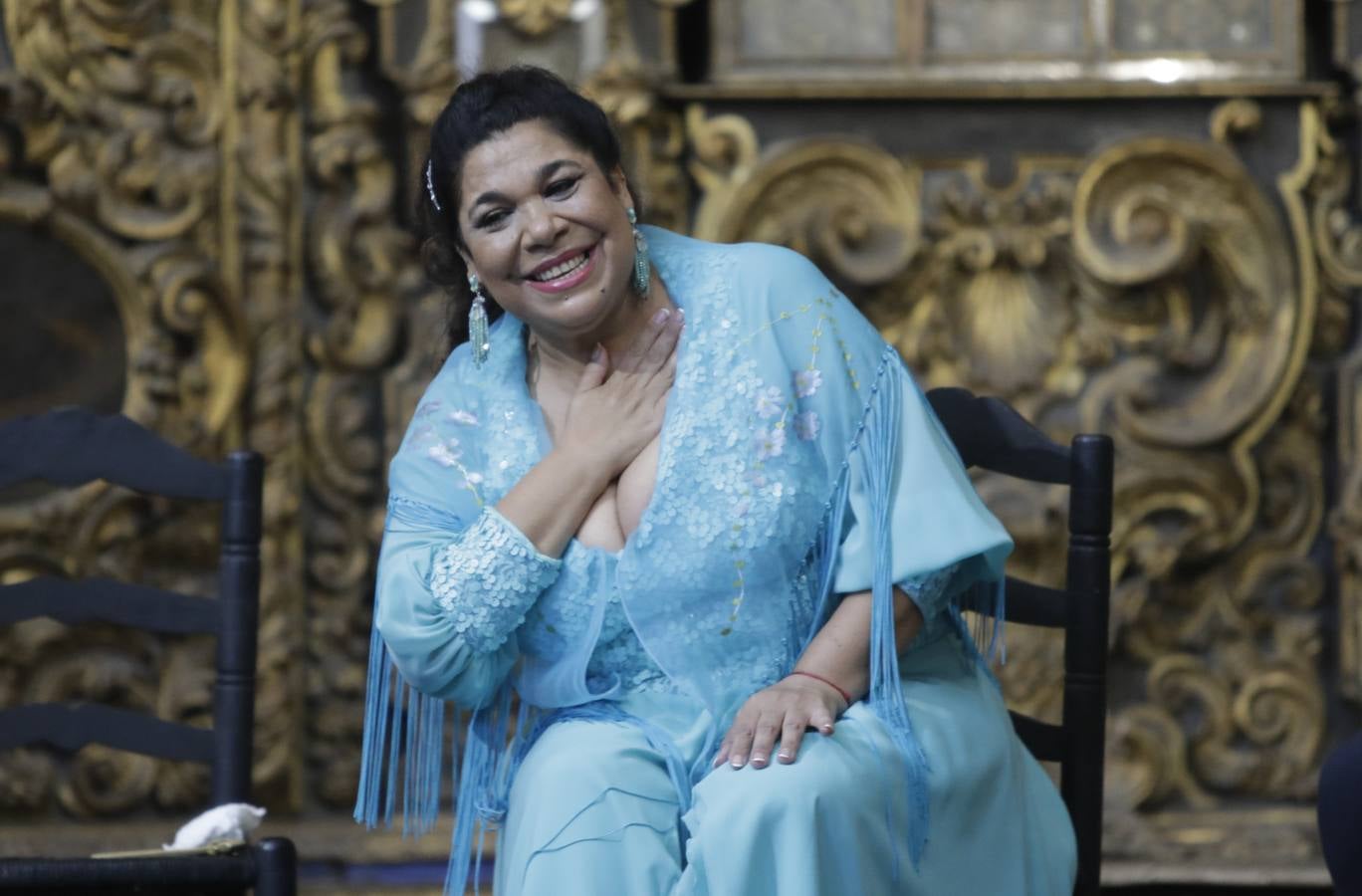 Actuación de 'La Macanita' en la iglesia de San Luis de los Franceses