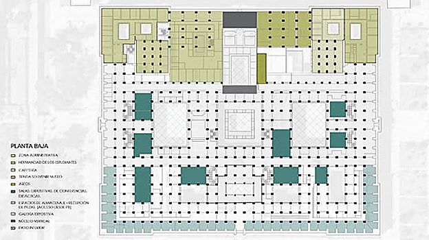 Planta baja del futuro museo