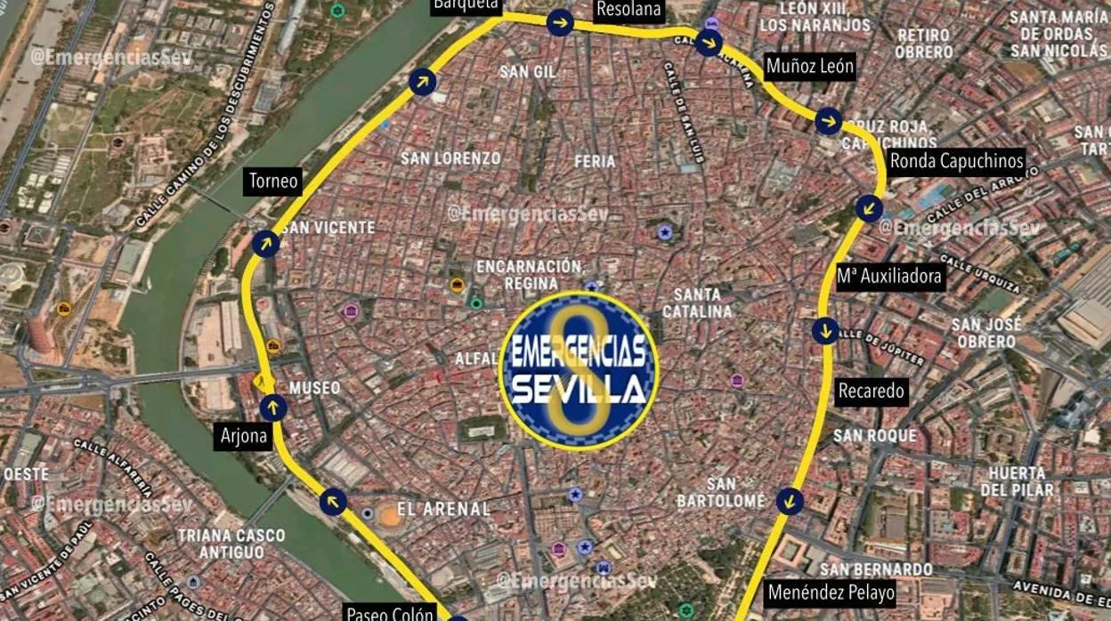 Cortes de tráfico por la Carrera Nocturna del Guadalquivir 2022: así se verá afectada la circulación en Sevilla por la prueba de este viernes