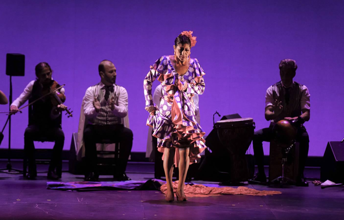 Un momento del espectáculo de Manuela Carrasco en el Teatro de la Maestranza